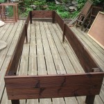 Raised bed in the making
