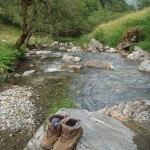 Boots and stream