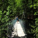 Ordessa hiking suspension bridge
