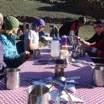 Last breakfast at Stok Kangri base camp